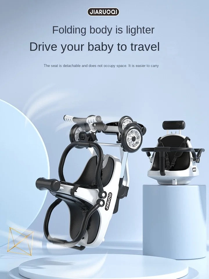 New Double baby stroller trolley car portable folding stroller two kids child trolley Pushchair Baby Light Stroller With Parasol