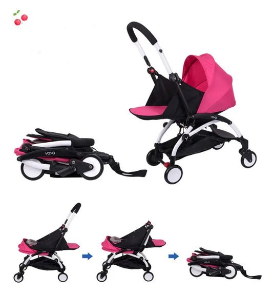 Baby Stroller 2 in 1+ Newborn Nb Nest Folding Baby Car Pram Light Baby Carriage Baby Comfort Travel Baby Pushchair