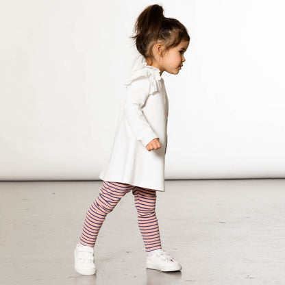 Organic Cotton Top and Striped Legging Set