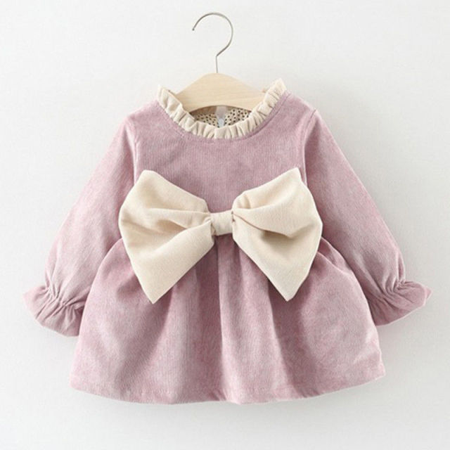 Girl Dress 3M-3Y Newborn Kids Baby Girl Winter Warm Clothes