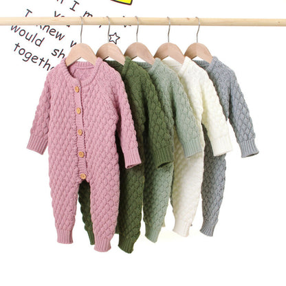 Winter Infant Baby Girl Boy Warm Clothes Knitted