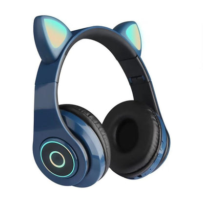 LED Cat Ear Noise Cancelling Headphones Bluetooth