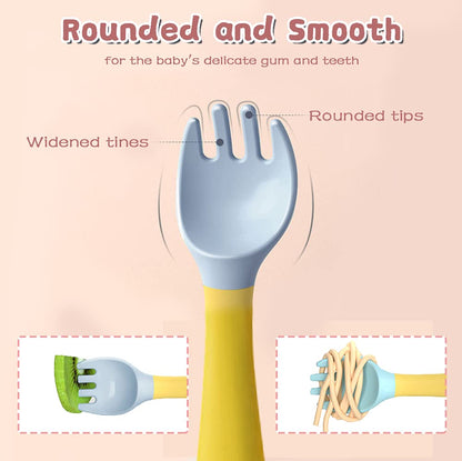 Silicone Spoon for Baby Utensils Set