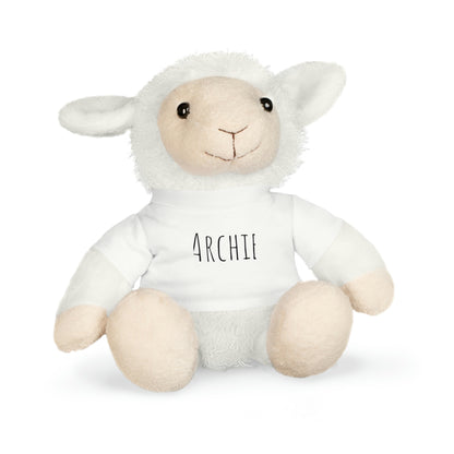 Custom Name- Plush Toy with T-Shirt