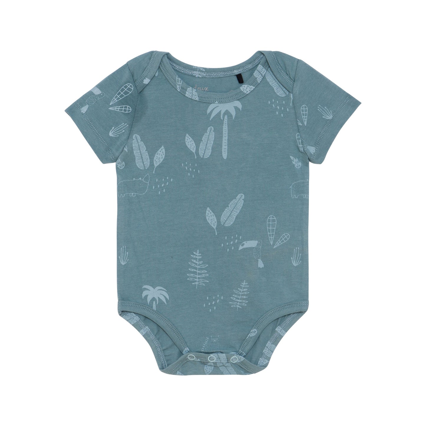 Organic Cotton Bodysuit and Evolutive Pant with Straps Set Caramel