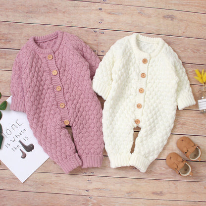 Winter Infant Baby Girl Boy Warm Clothes Knitted