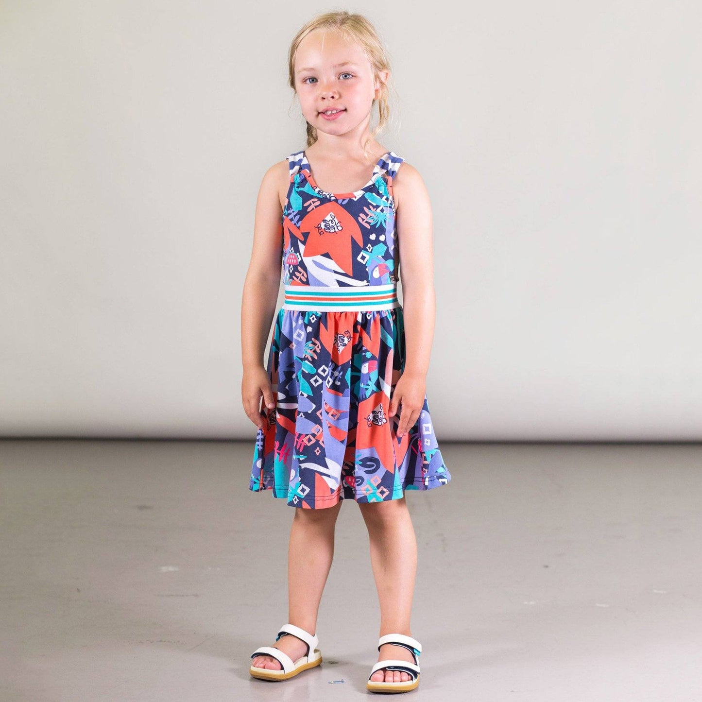 Organic Cotton Toucan Printed Dress