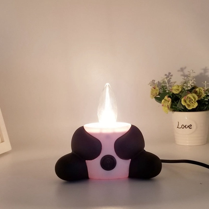 Cute Cartoon panda Night light table desk lamp LED for Children Baby Gifts Bedroom bedside Sleeping lamp indoor decor Lighting