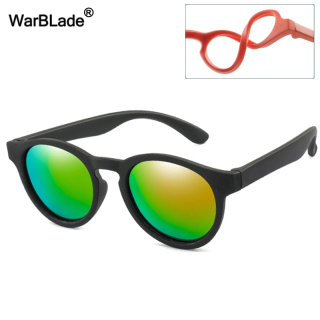 WarBlade Round Polarized Kids Sunglasses