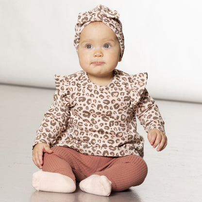 Organic Cotton Printed Tunic and Solid Legging Set