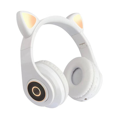 LED Cat Ear Noise Cancelling Headphones Bluetooth