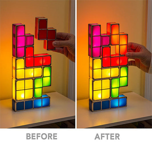 Puzzle 3D LED Night Light Toy Brick Stackable