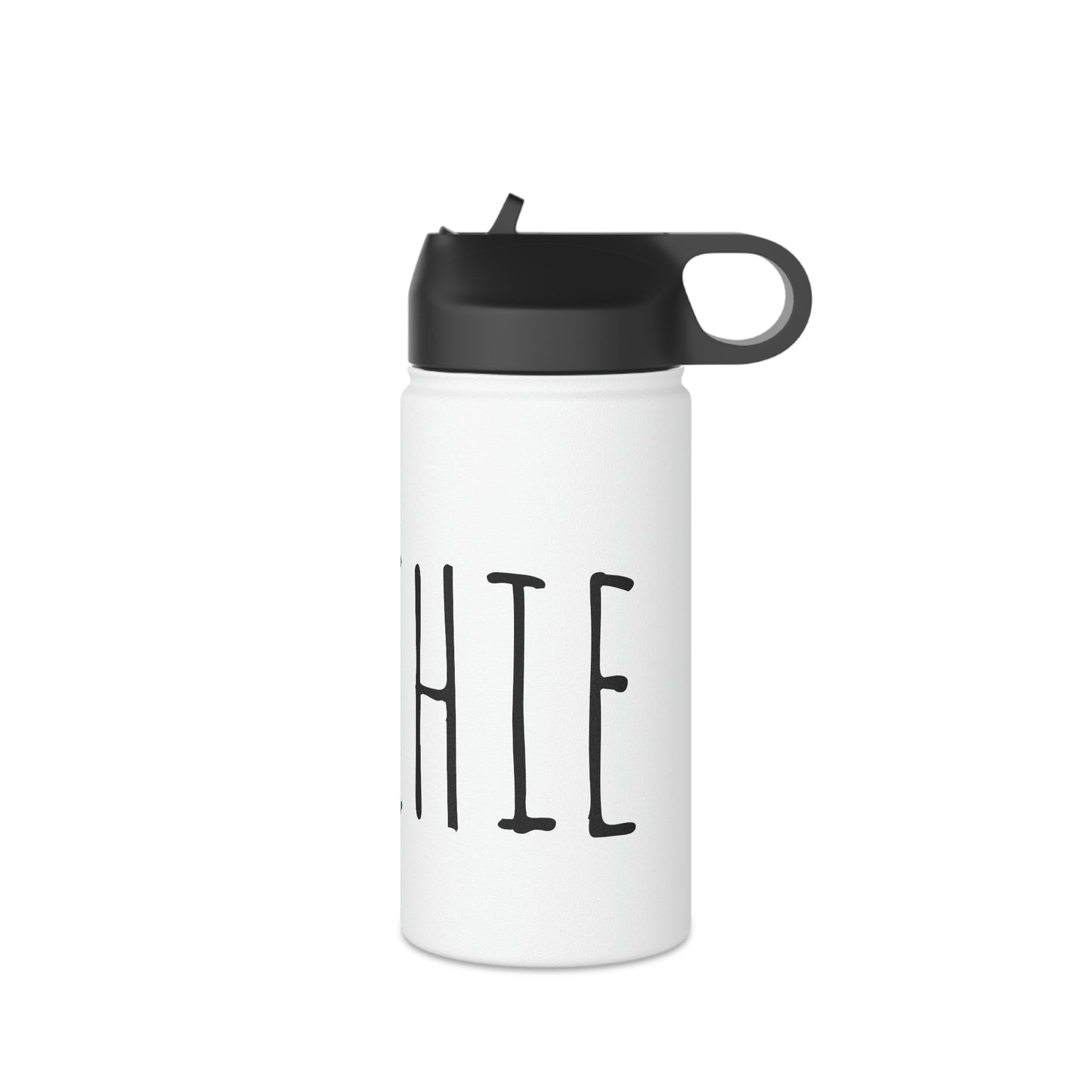 Custom Name- Stainless Steel Water Bottle, Standard Lid