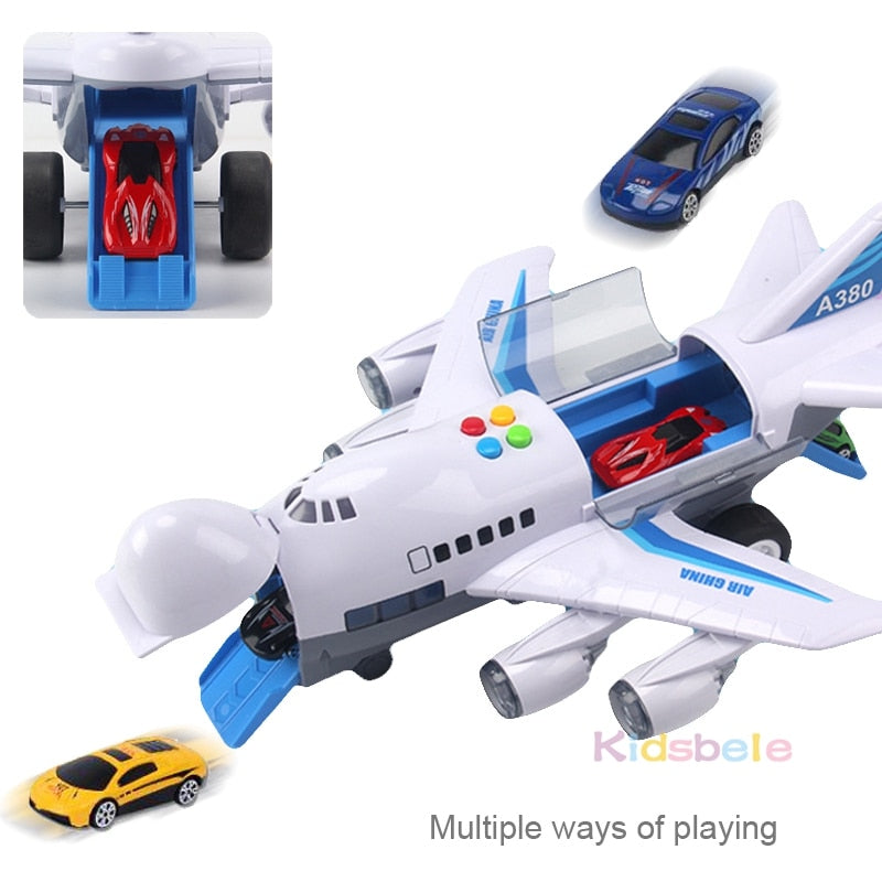 Kids Toys Simulation Track Inertia Airplane