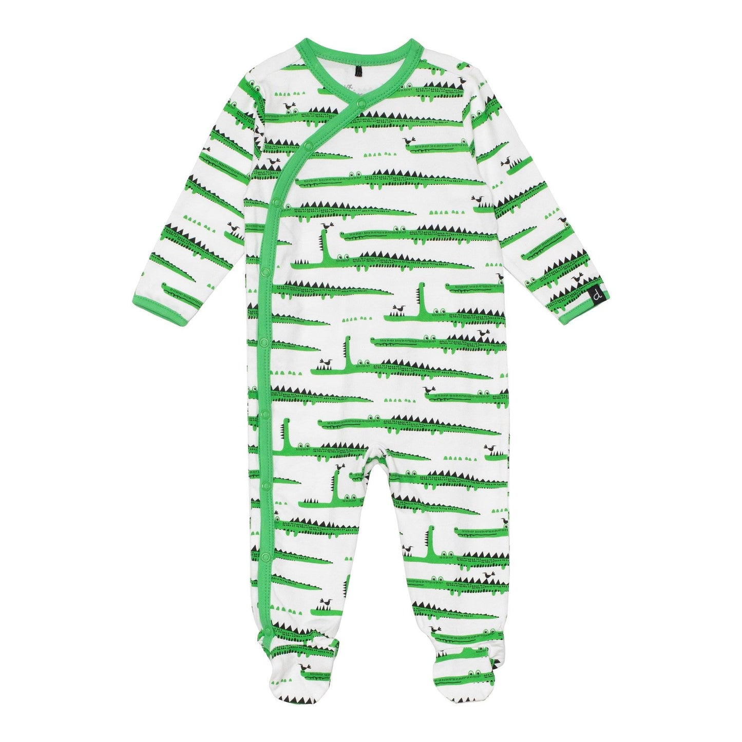 Organic Cotton Pajama With Crocodile Print