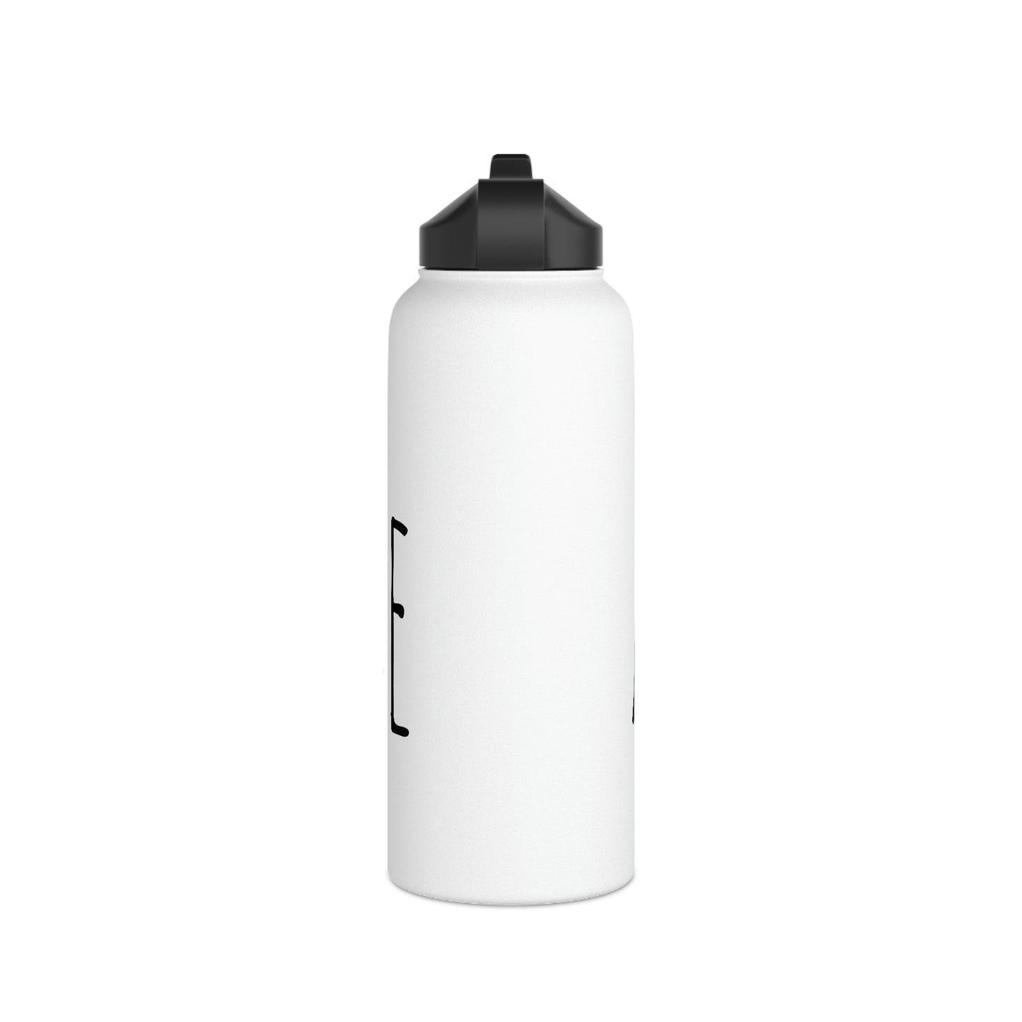 Custom Name- Stainless Steel Water Bottle, Standard Lid