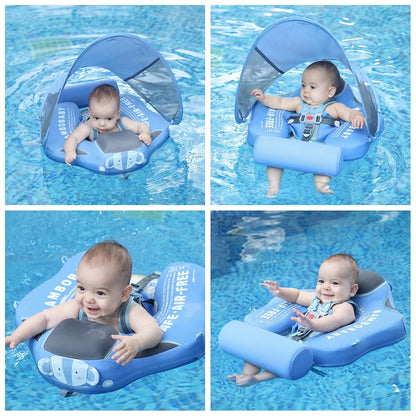 Solid Non-inflatable Newborn Baby Waist Float