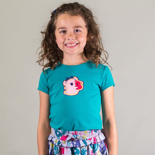 Organic Cotton T-Shirt with Koala Print