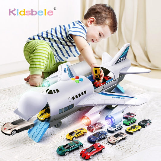 Kids Toys Simulation Track Inertia Airplane