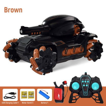 Big Size 4WD Tank RC Toy water bomb shoot