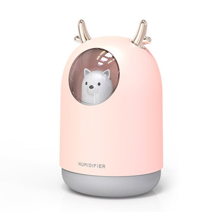 Animal Humidifier Rechargeable Night Light Kids Bedroom Aroma Diffuser Cool Mist Maker Air Creative Gift USB With Romantic Lamp