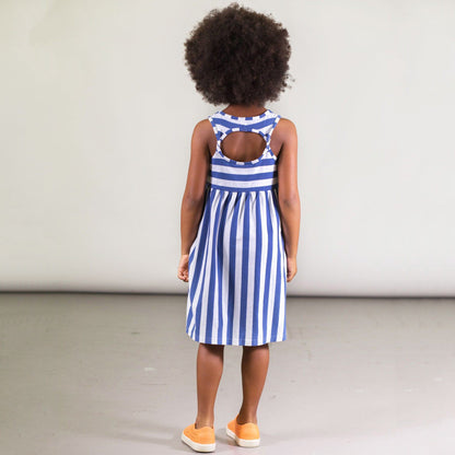 Organic Cotton Dress with Stripes