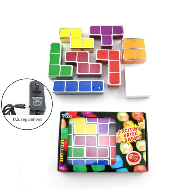 Puzzle 3D LED Night Light Toy Brick Stackable