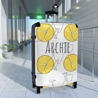 Custom Name Travel Suitcases