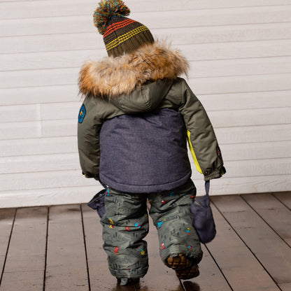 Baby Two Piece Snowsuit Monsters