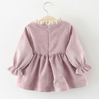 Girl Dress 3M-3Y Newborn Kids Baby Girl Winter Warm Clothes