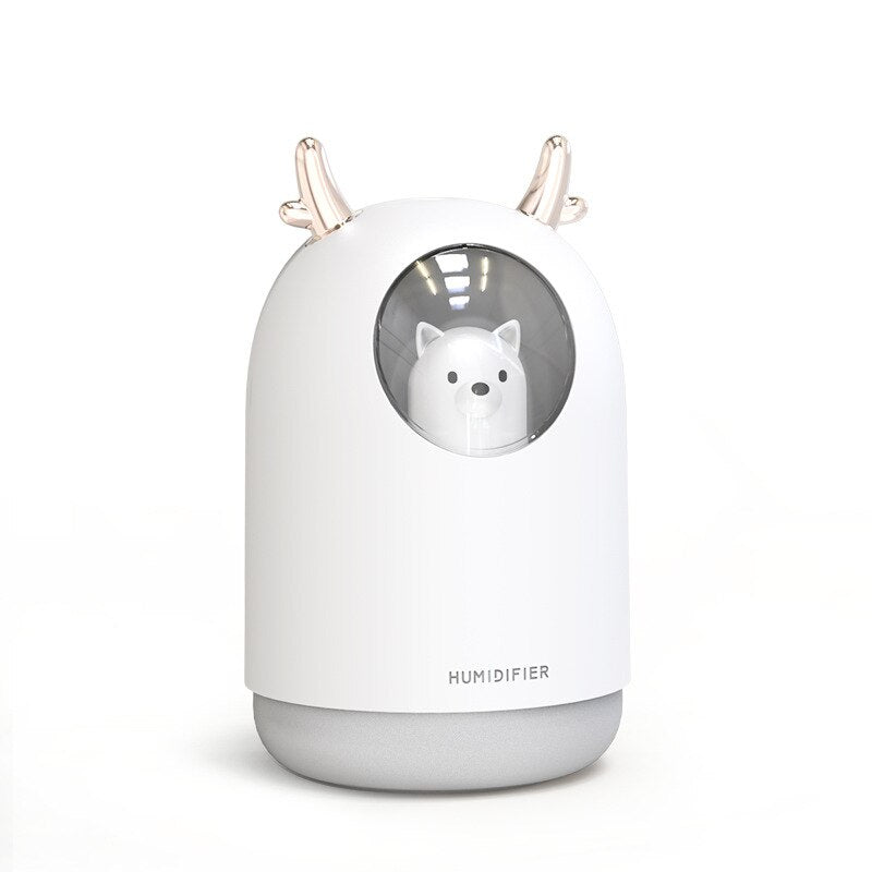 Animal Humidifier Rechargeable Night Light Kids Bedroom Aroma Diffuser Cool Mist Maker Air Creative Gift USB With Romantic Lamp