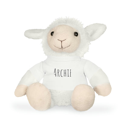 Custom Name- Plush Toy with T-Shirt