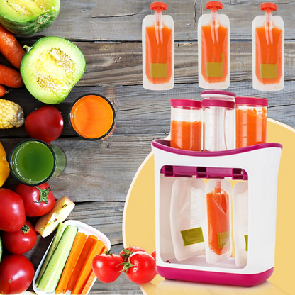 DIY Baby Food Squeeze Station