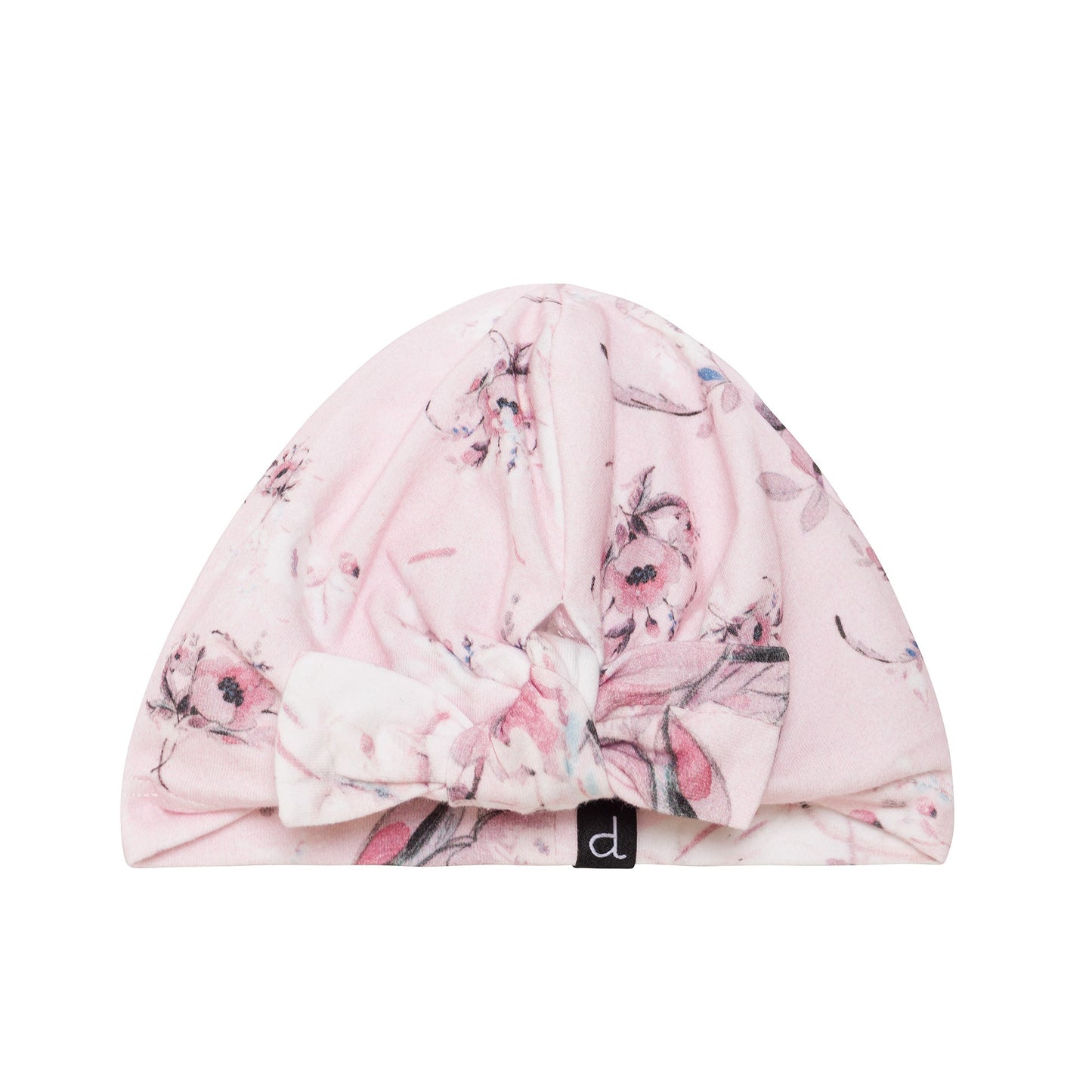 Organic Cotton Turban Floral Pink