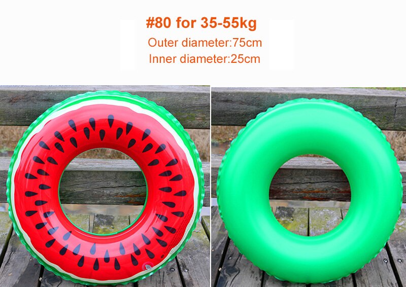 120cm Watermelon Pool Float Inflatable