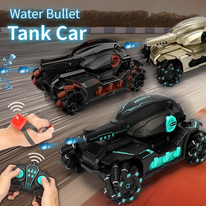 Big Size 4WD Tank RC Toy water bomb shoot