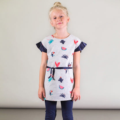 Organic Cotton Tunic with Toucan Print