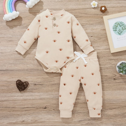 Newborn Baby Bodysuits + Elastic Pants