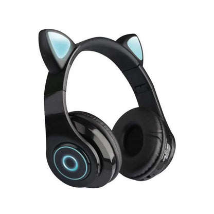 LED Cat Ear Noise Cancelling Headphones Bluetooth