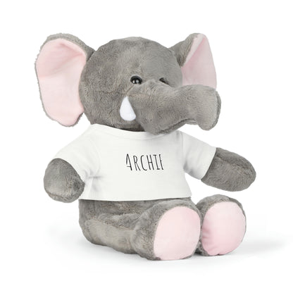 Custom Name- Plush Toy with T-Shirt