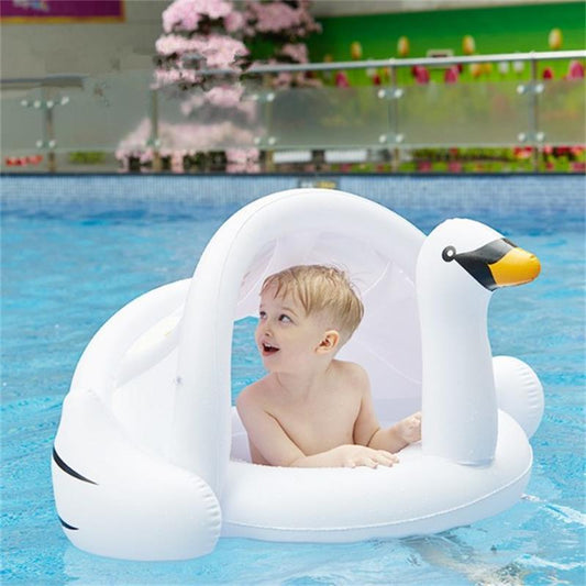 Inflatable Swan Swimming Pool Float