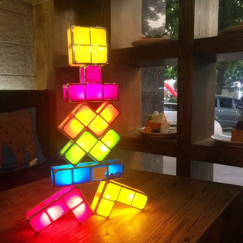 Puzzle 3D LED Night Light Toy Brick Stackable