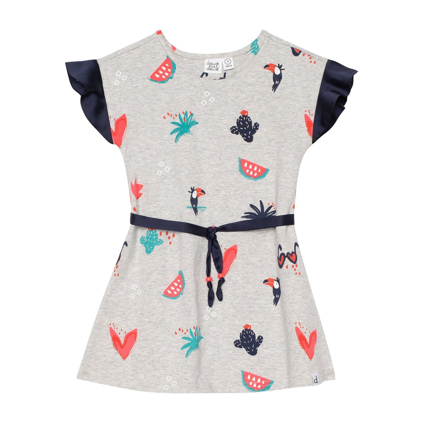 Organic Cotton Tunic with Toucan Print