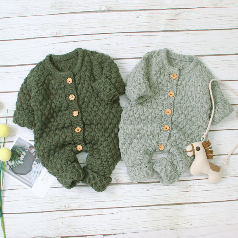 Winter Infant Baby Girl Boy Warm Clothes Knitted