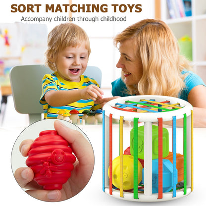 Baby Blocks Shape Sorter Toy Color Recognition Shape