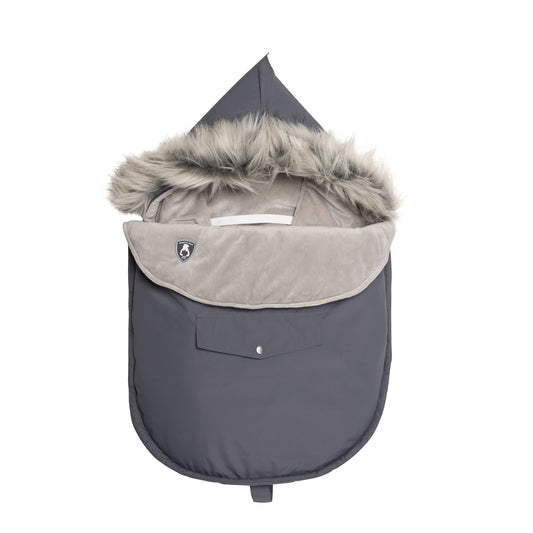 Solid Baby Pouch Grey