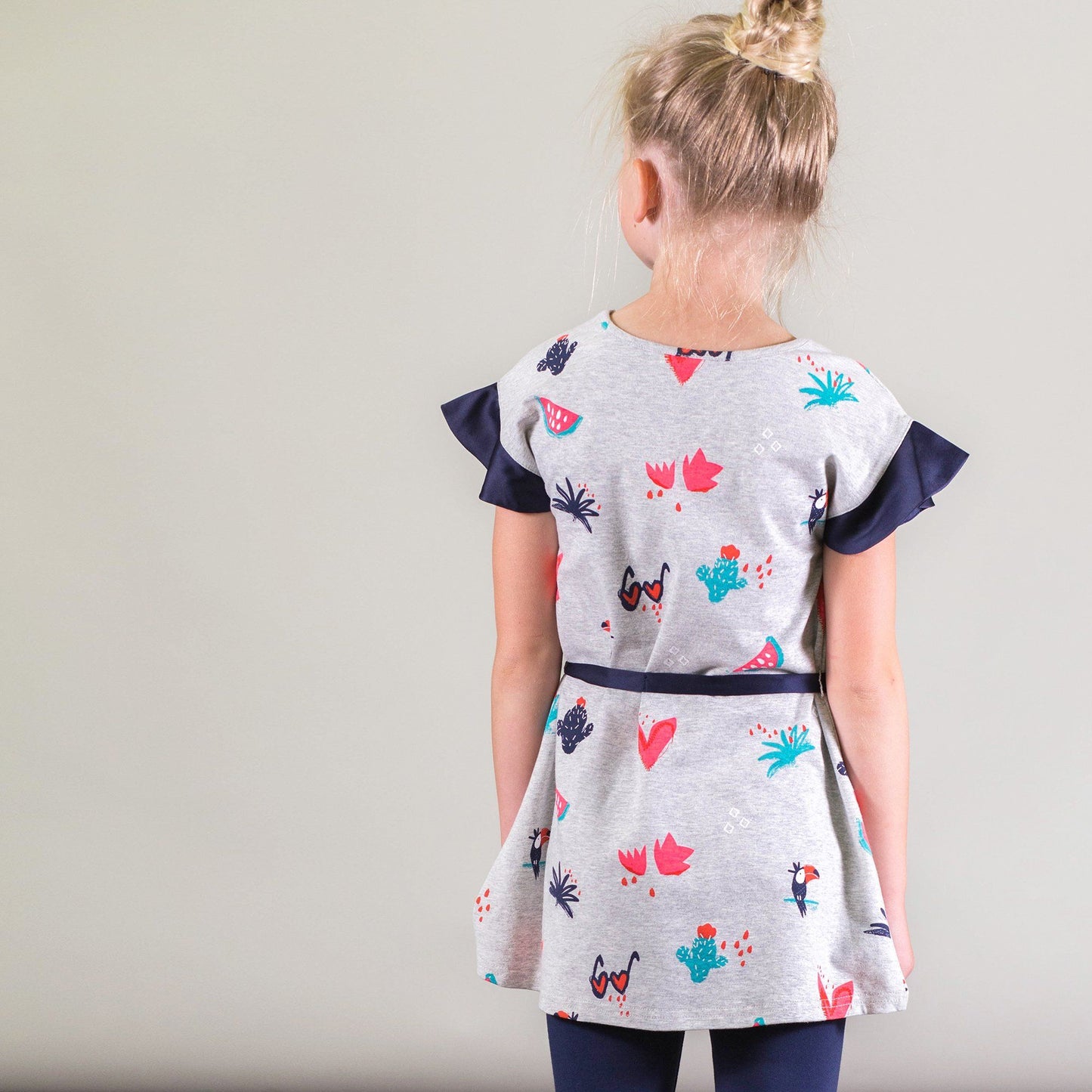 Organic Cotton Tunic with Toucan Print