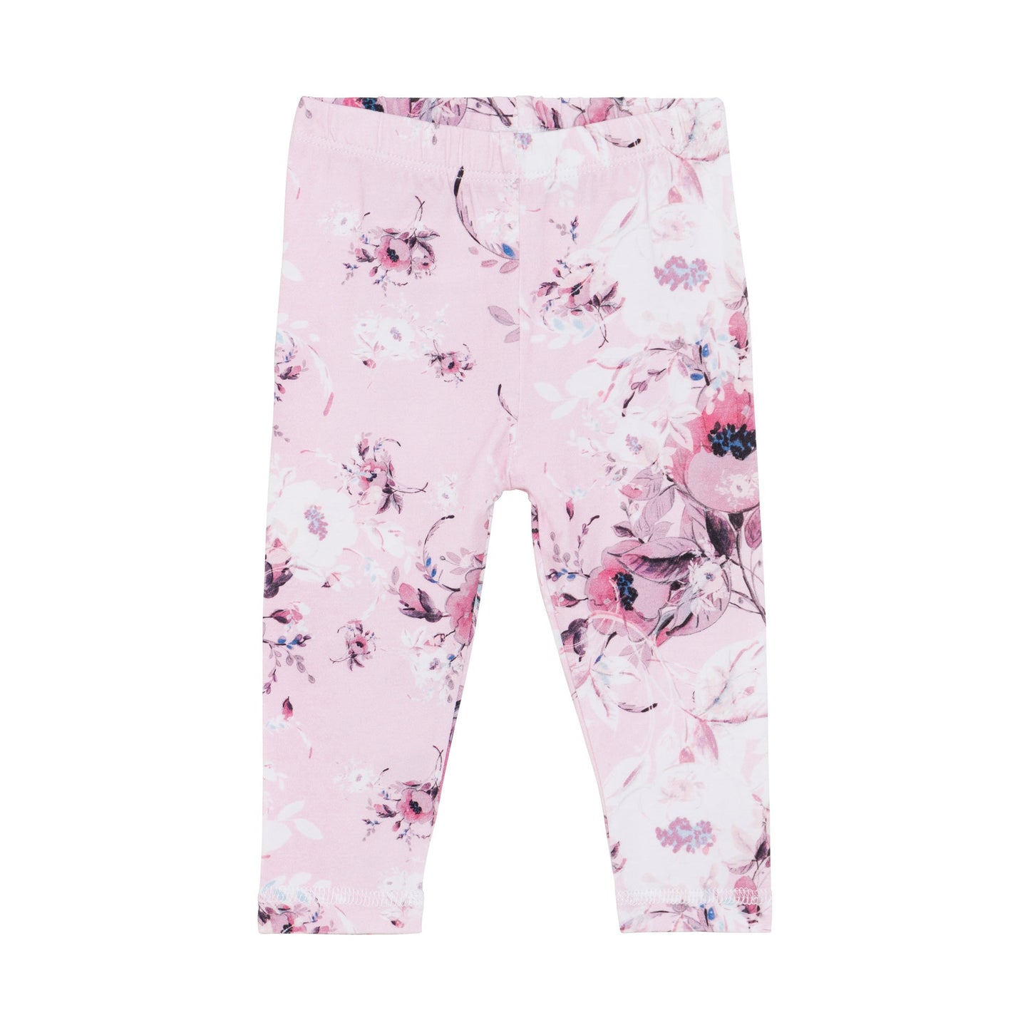 Organic Cotton Top and Legging Set Floral Pink