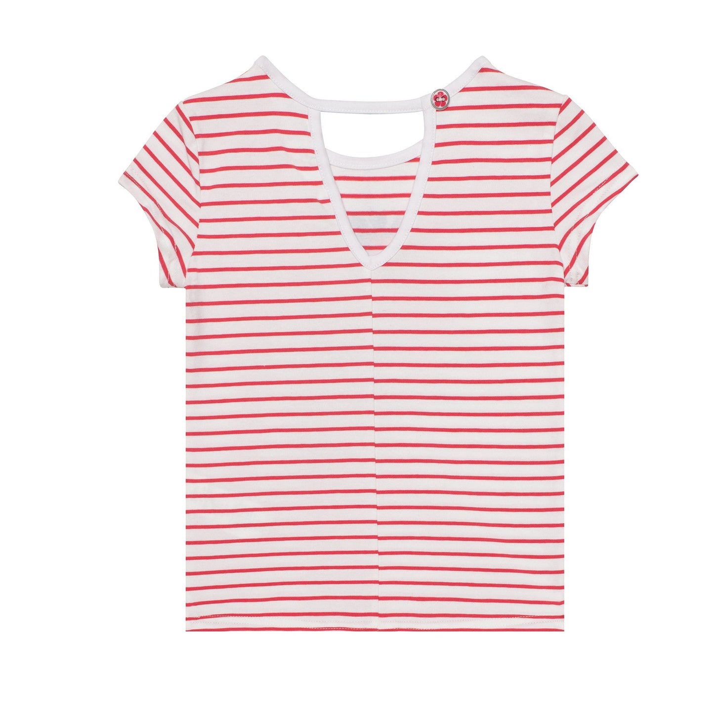 Organic Cotton T-Shirt with Stripes