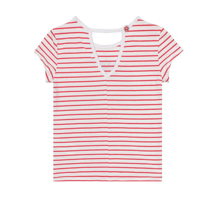 Organic Cotton T-Shirt with Stripes